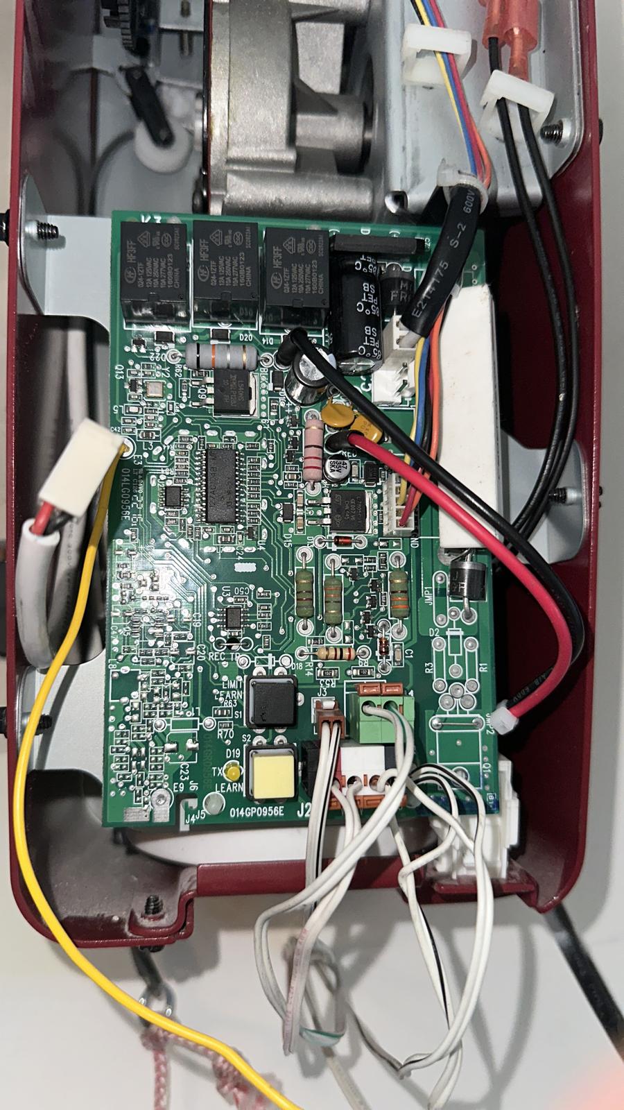 Opener circuit board repair